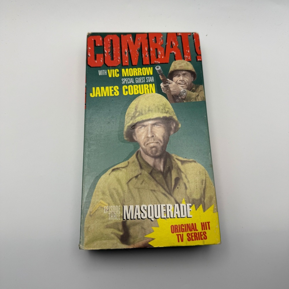 Combat! Masquerade VHS Vic Morrow James Coburn Episode 3 WWII TV Series 9053 - Picture 2 of 5